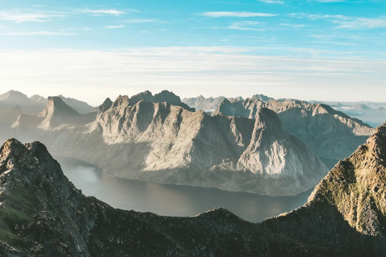 a picture of mountains and some clouds