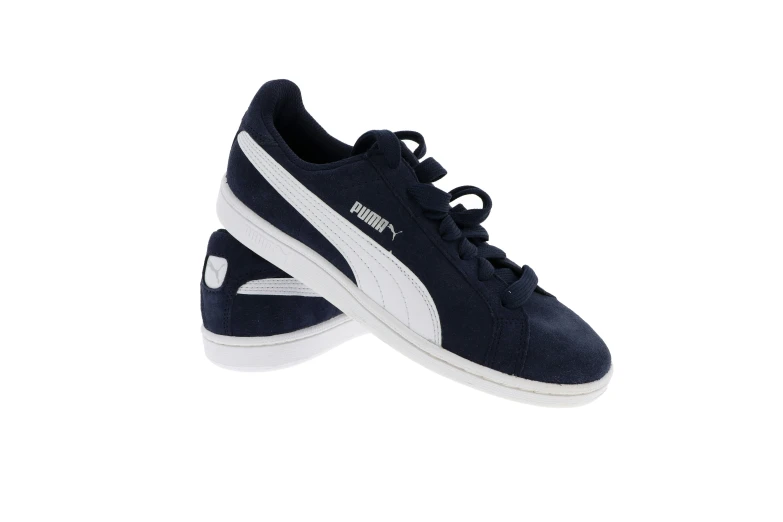 puma sneakers in blue with white