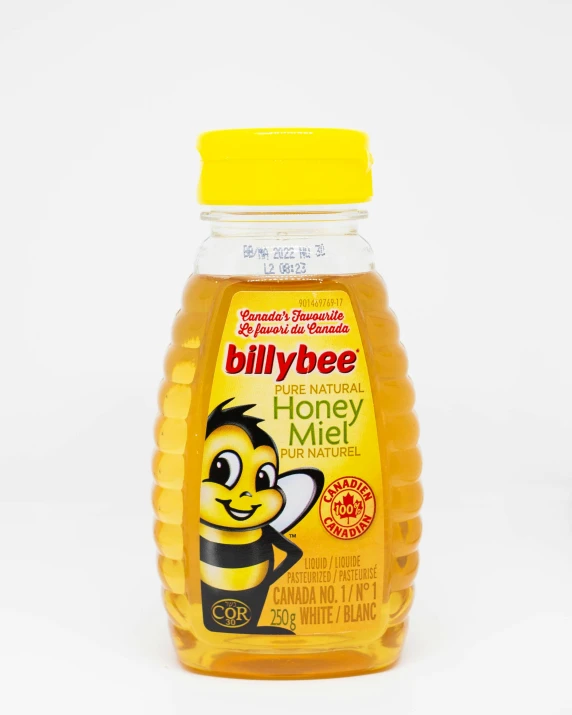 baby bee honey bottle that has honey inside