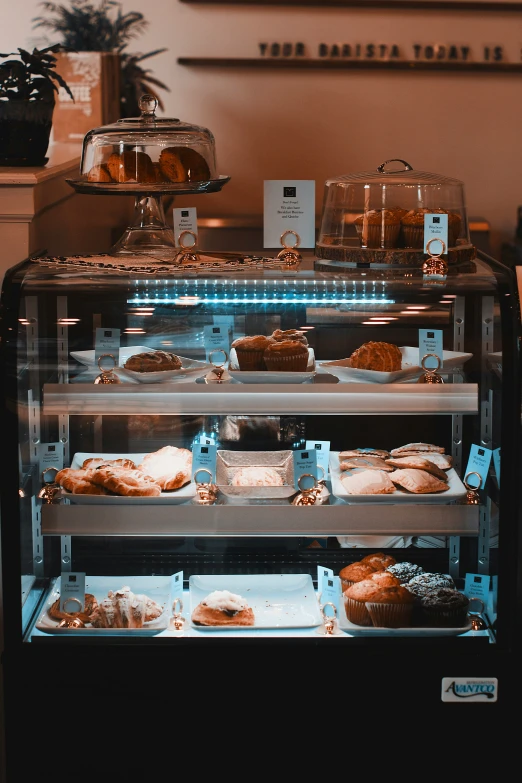 there are some donuts sitting on the counter