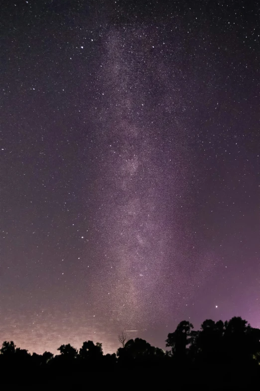 a very long exposure s of the stars in the sky