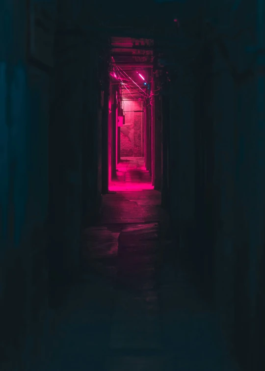 the tunnel way is empty as it is red and there are lights