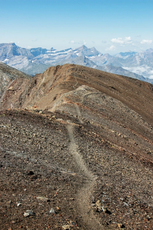 the terrain of this mountain is very rocky