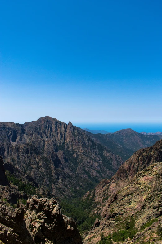 a po taken from the top of a mountain