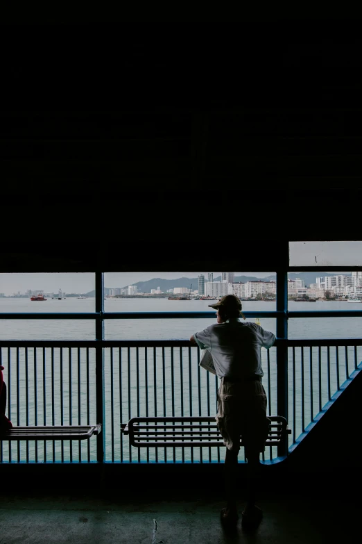 people walking down the path and looking at water