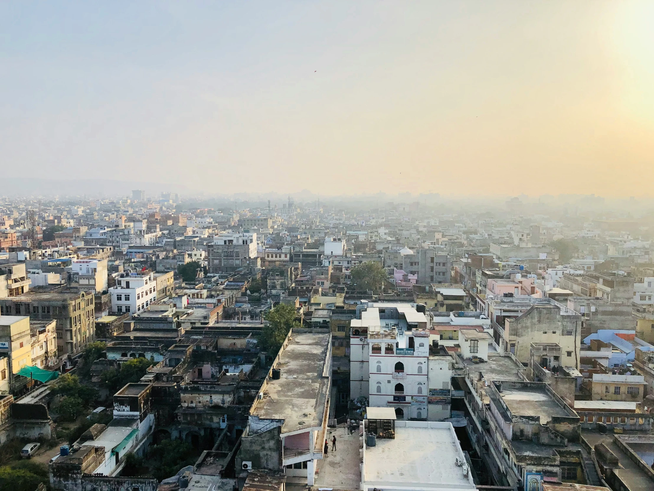 an overhead view of the city of mexico