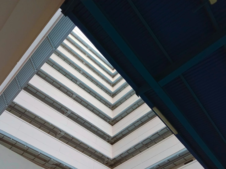 a building with several different angles on each of the floors