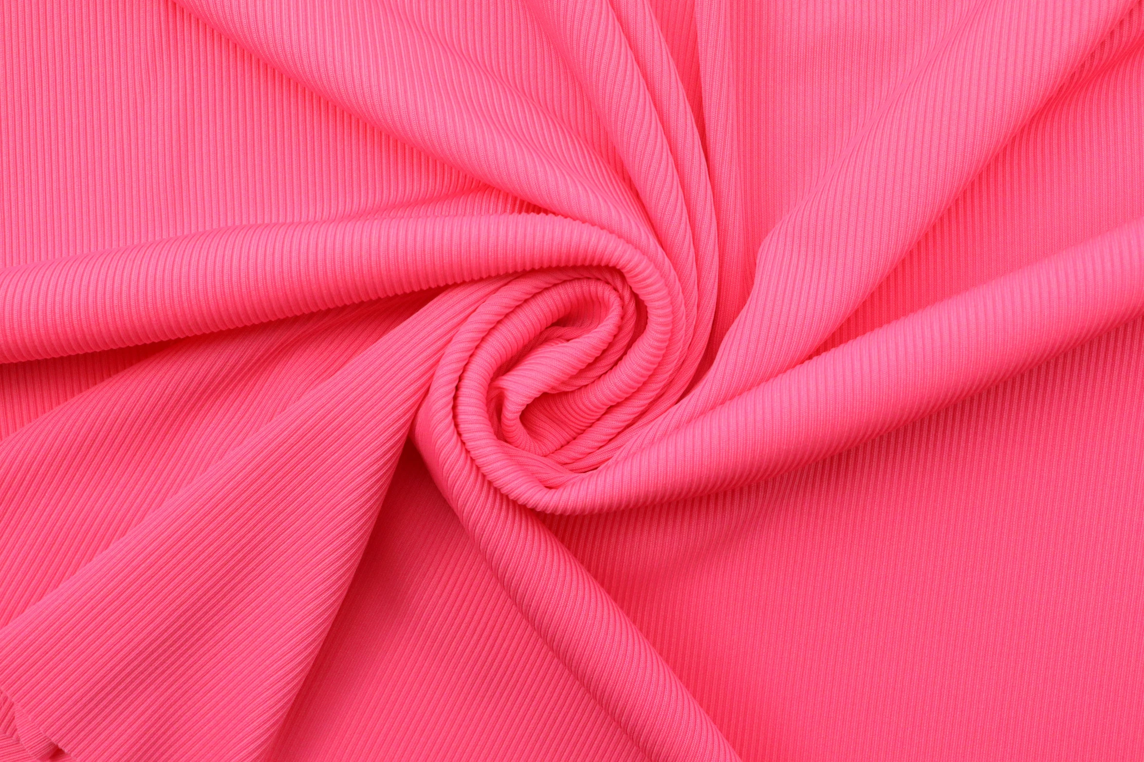 pink color poly cotton jersey fabric for garments