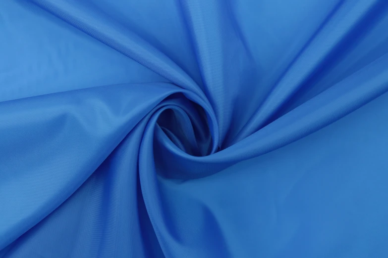 blue fabric, with very thin folds