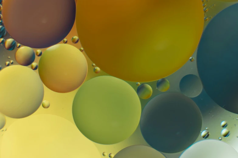 an image of some balloons that have bubbles on them