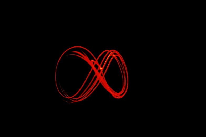 there is an image of a red abstract logo