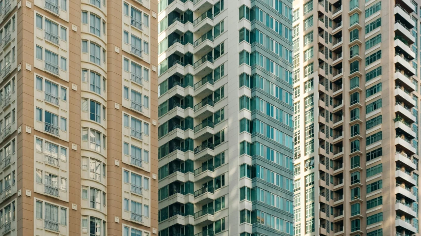 many windows on some of the buildings in this city