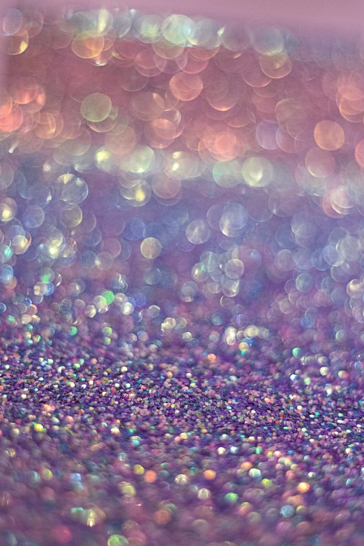 the color and texture of glitter is very vivid