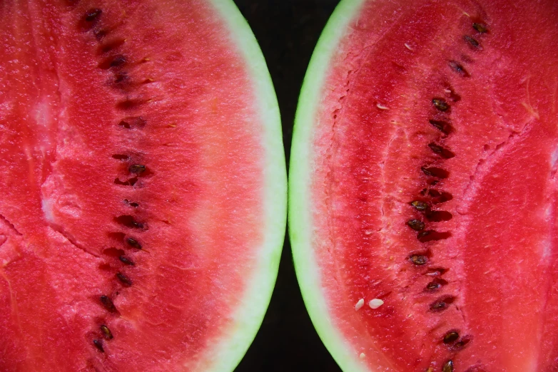 a slice of watermelon that is not sliced