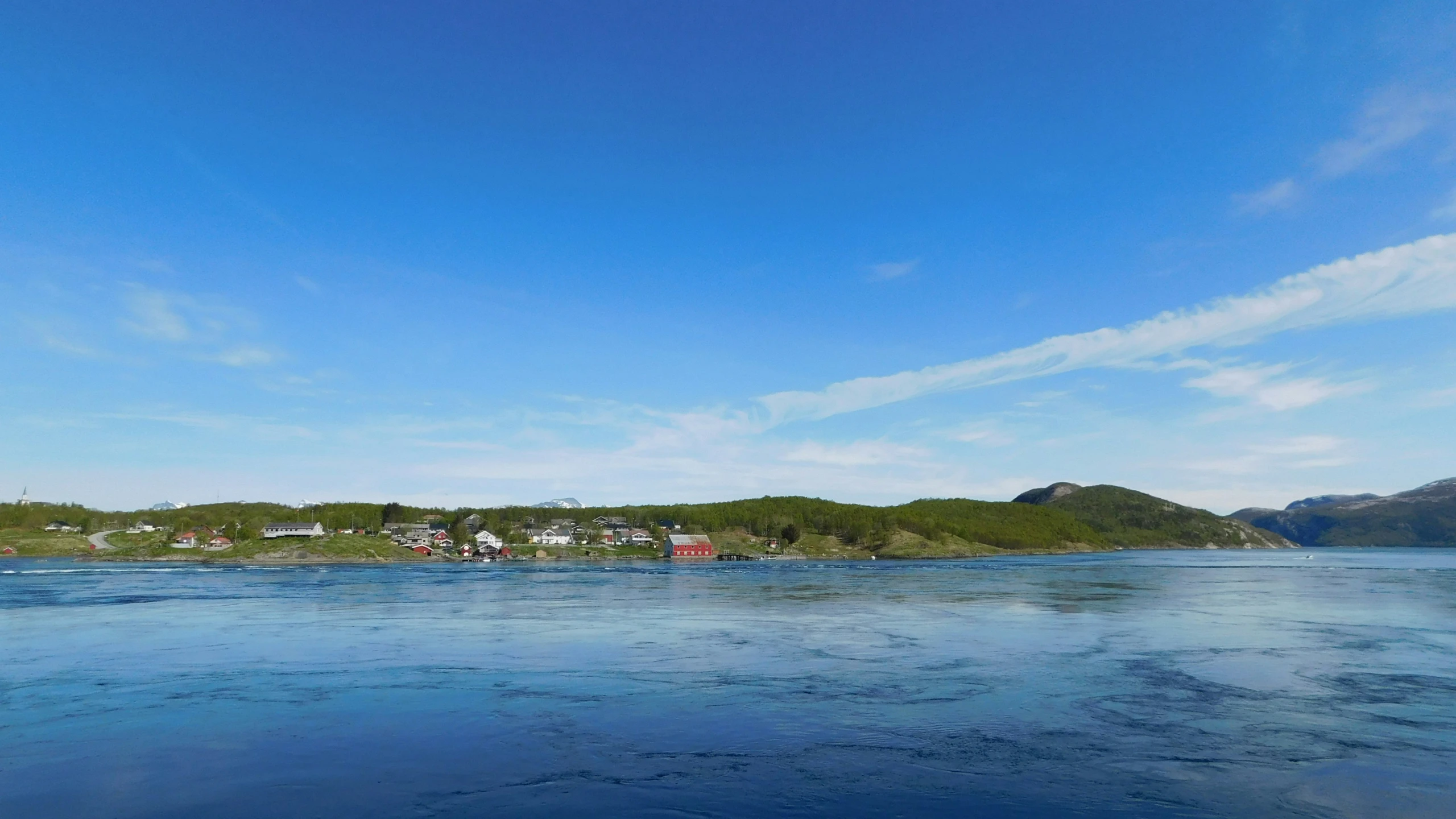 some very pretty clear water and hills