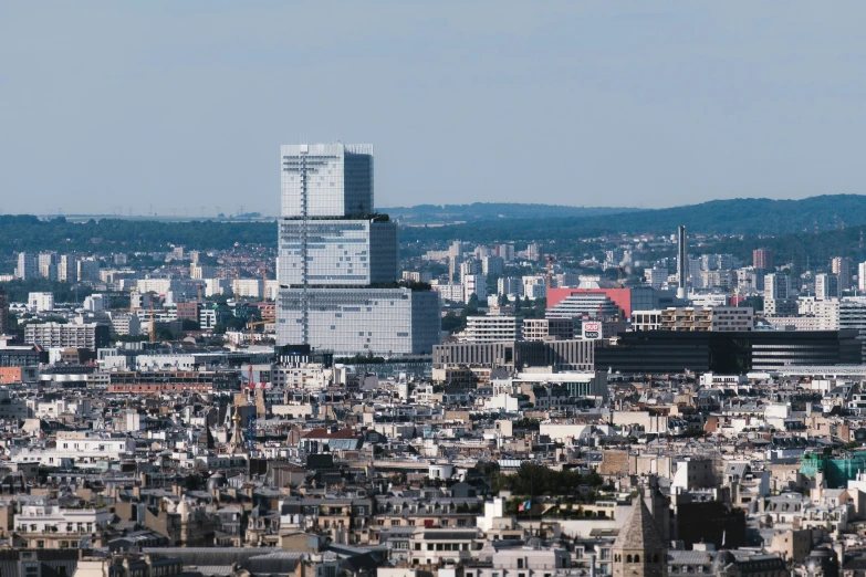 a po of an aerial view of city skyline