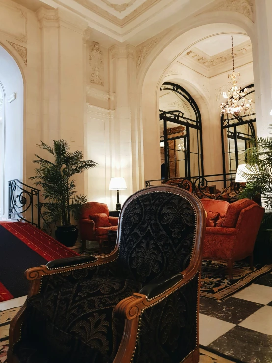 this is a great view of a living room in an old castle