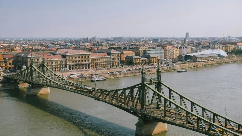 a very long bridge spanning across a body of water