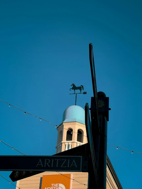 a tower with a clock sitting on top of it