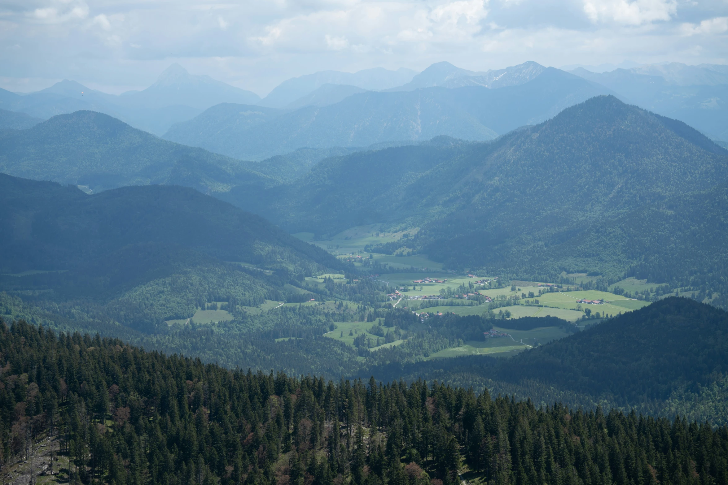 mountains are seen, and one is seen in the foreground