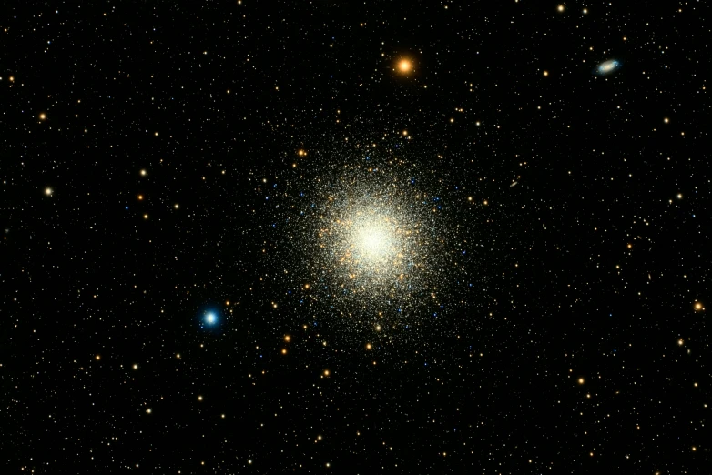 a large group of stars against a black background