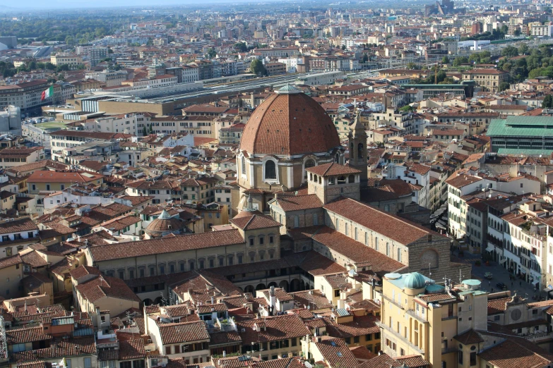 a view of the city from a high point of view