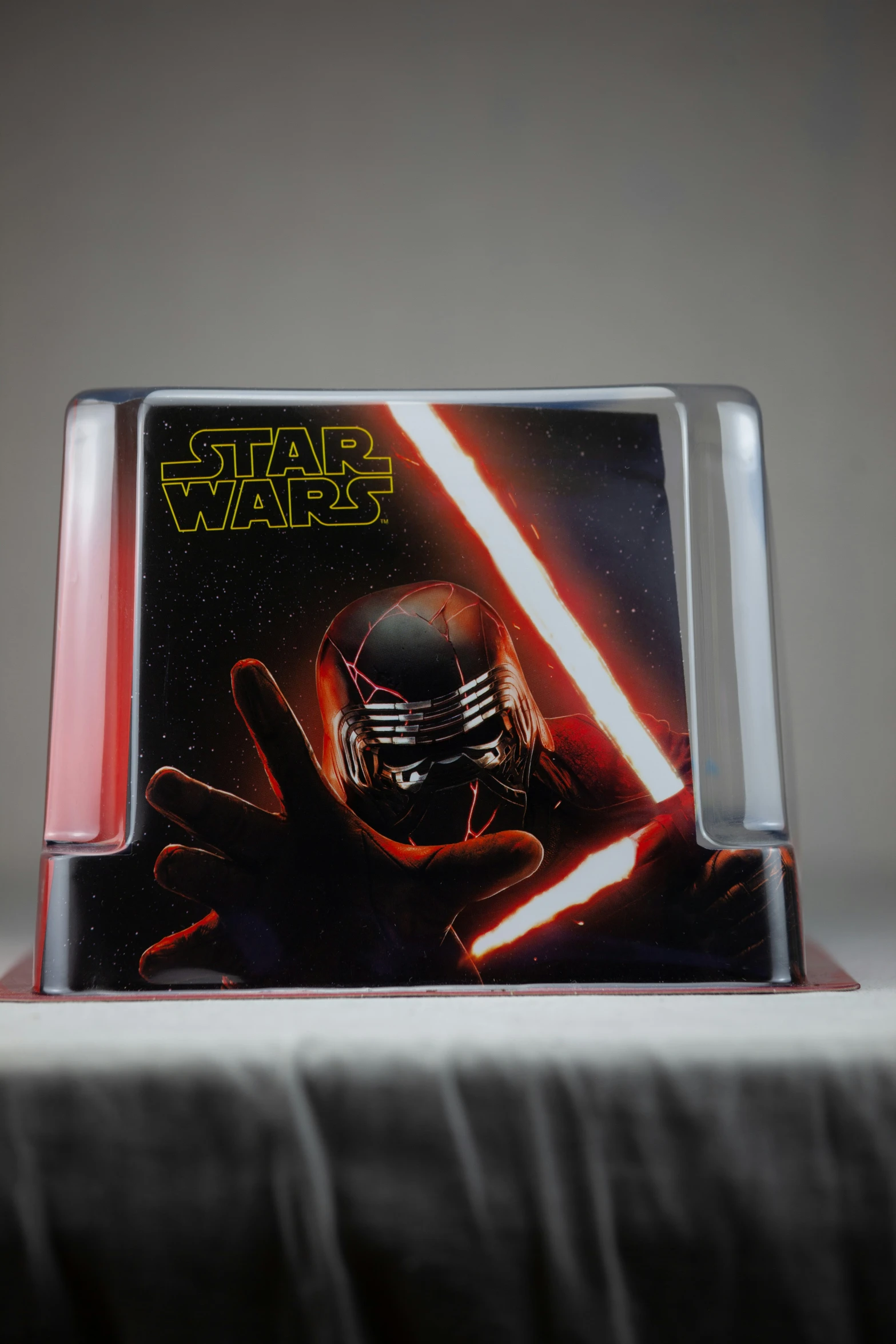 a star wars coaster is shown with the force awake character