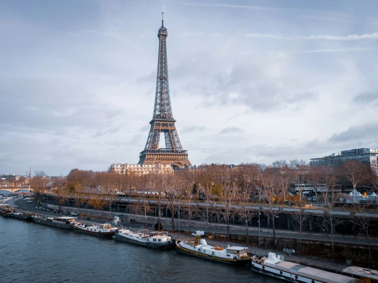 the eiffel tower sits tall in paris