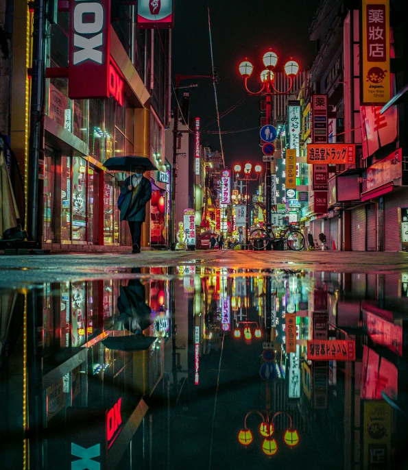 a picture of a busy asian street