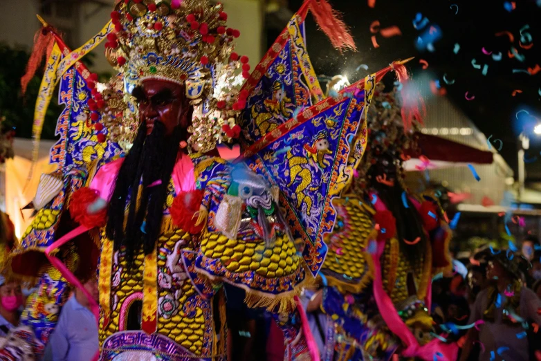 a costume worn by someone who is smiling for the camera