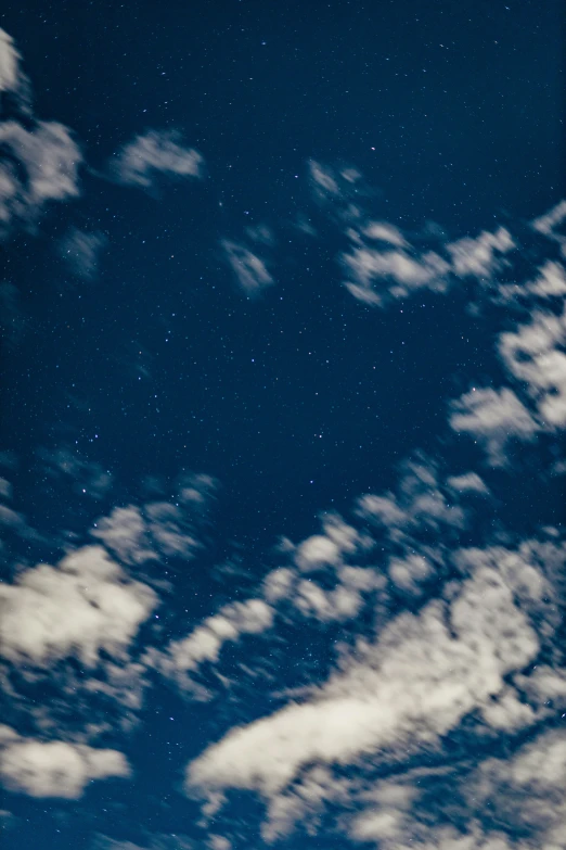 some very pretty clouds and a sky with stars