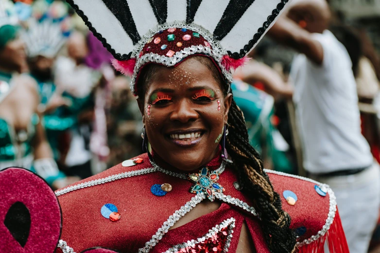 a person in costume at an event