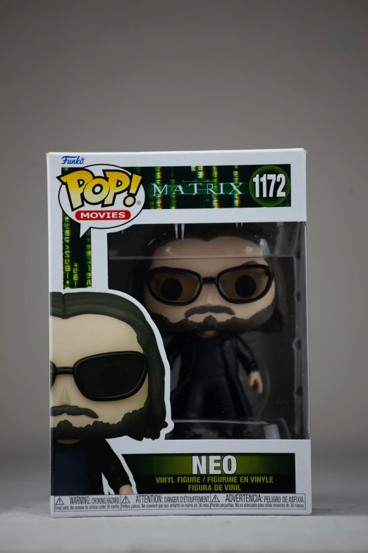 a pop vinyl action figure in the shape of a person