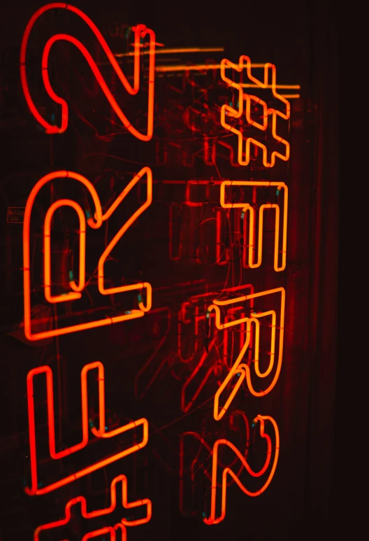 this is an image of a neon sign