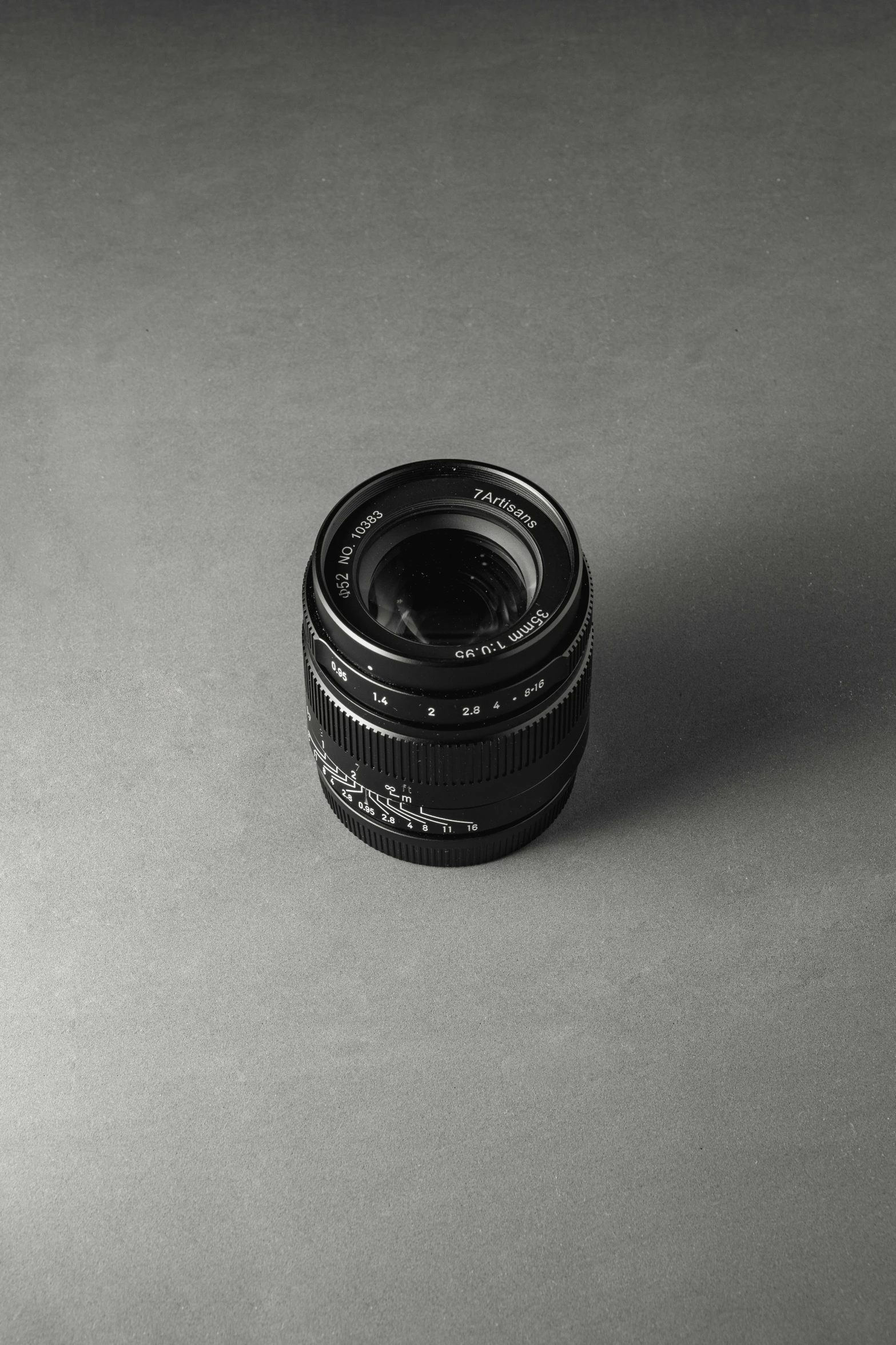 a camera lens sitting on top of a table