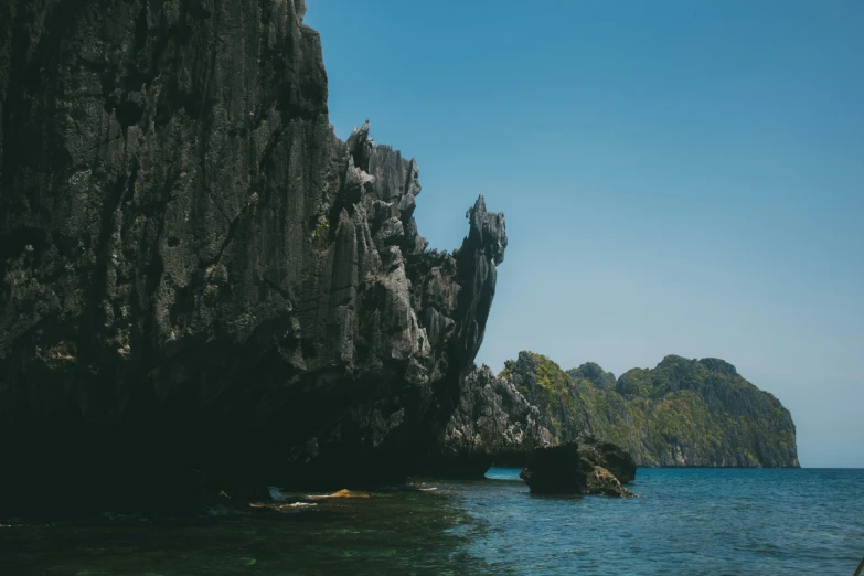 an image of a beach scene from the ocean