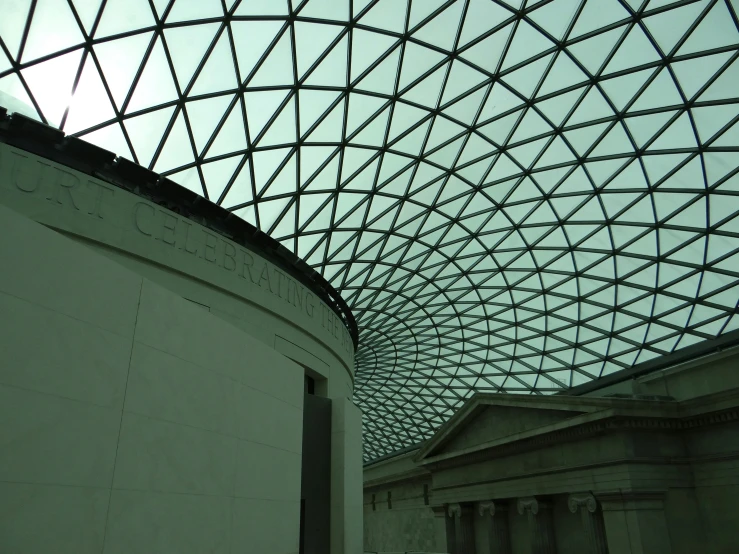 an empty building in a building with metal roof