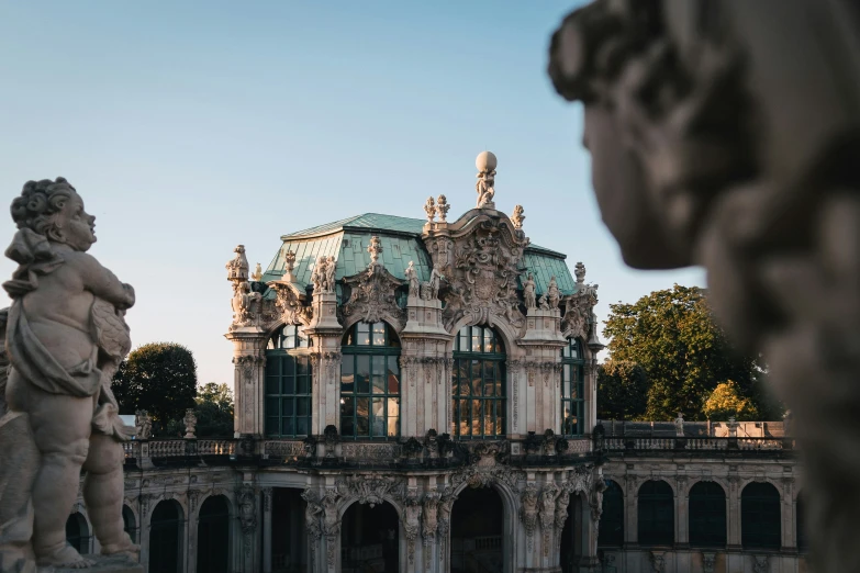 an old palace is shown from the outside