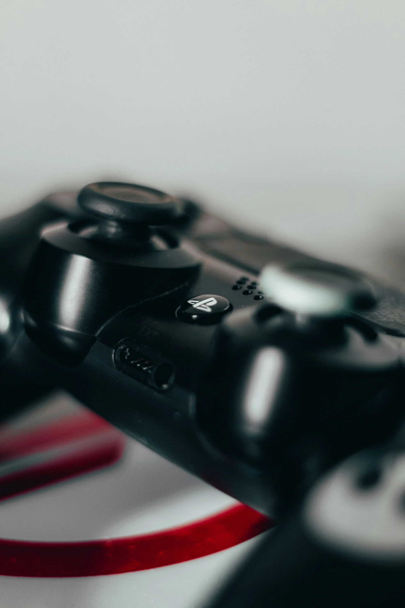 closeup view of two different remote controls