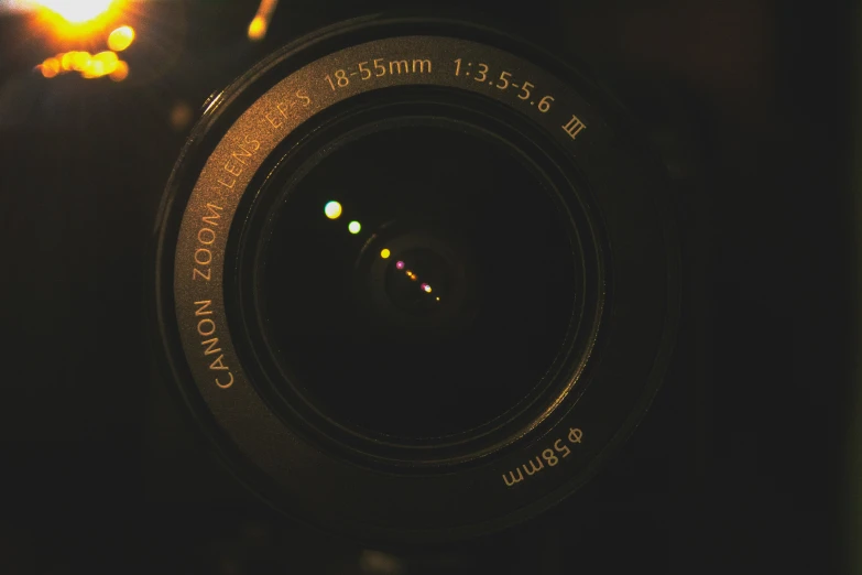 an abstract pograph of a camera with the focus on the lens