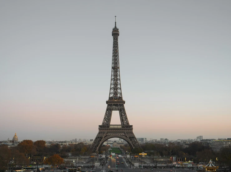 the eiffel tower is situated on an island in the water