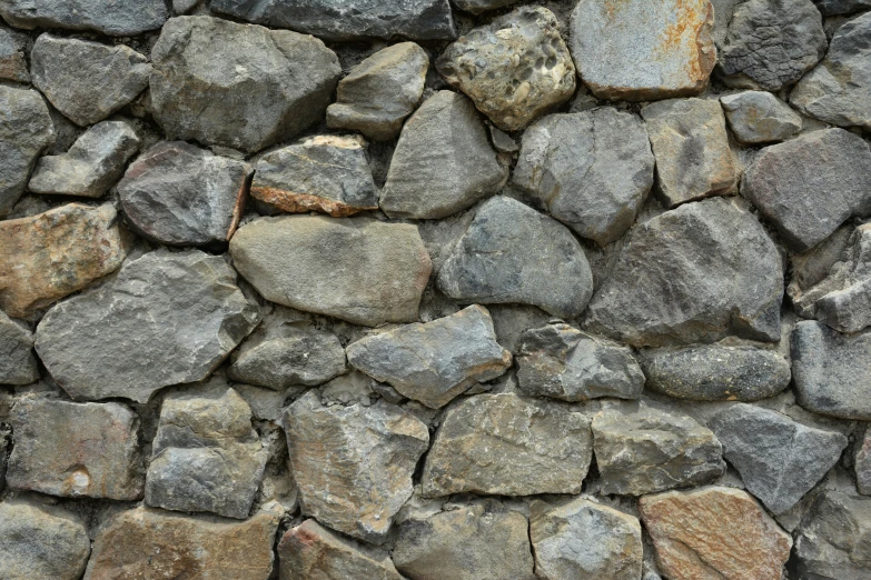 the rocks are made of different types of stones