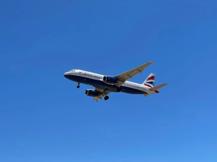 an airliner with the landing gear down flies into the sky