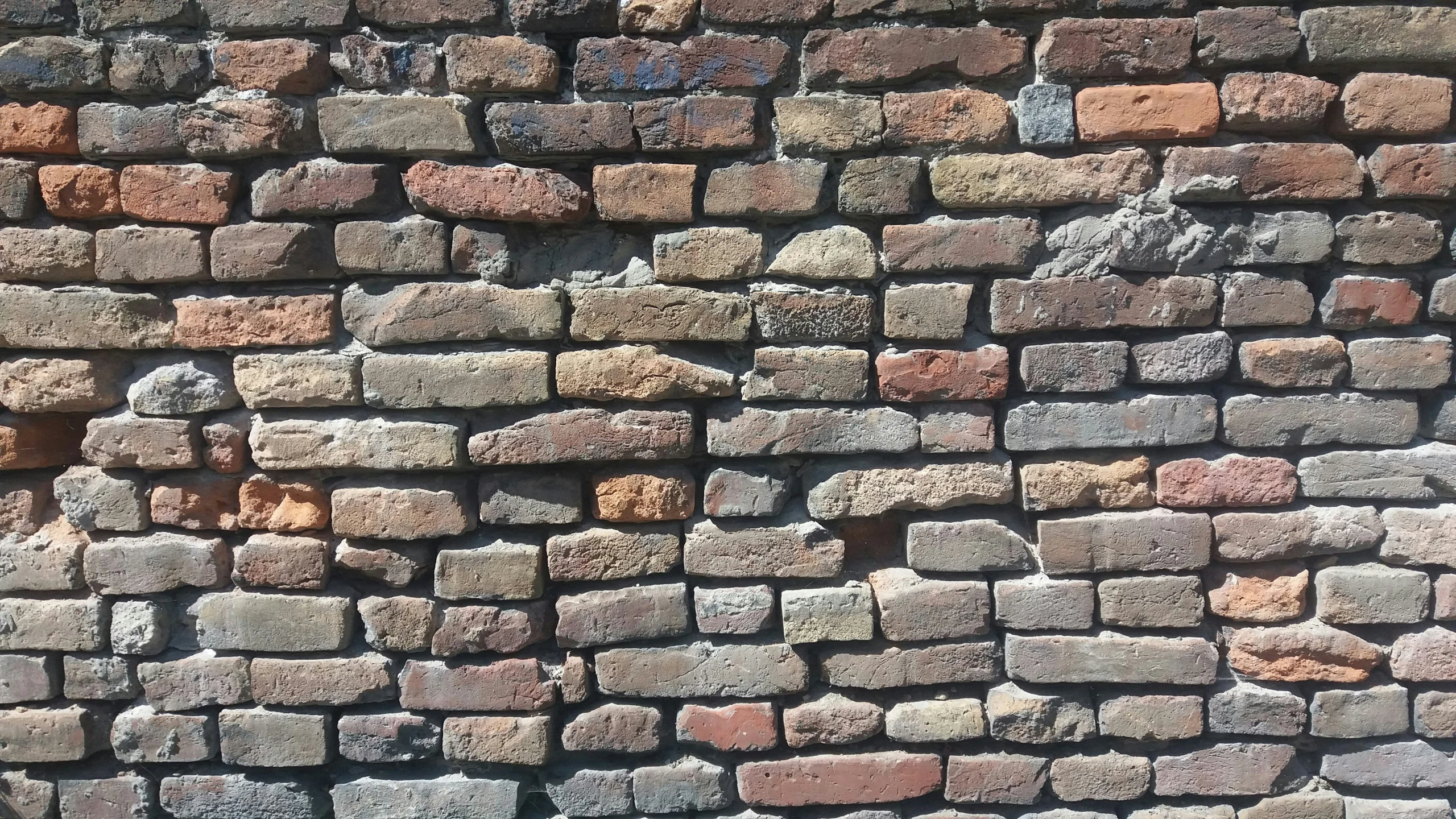 an image of a brick wall from the perspective of the camera