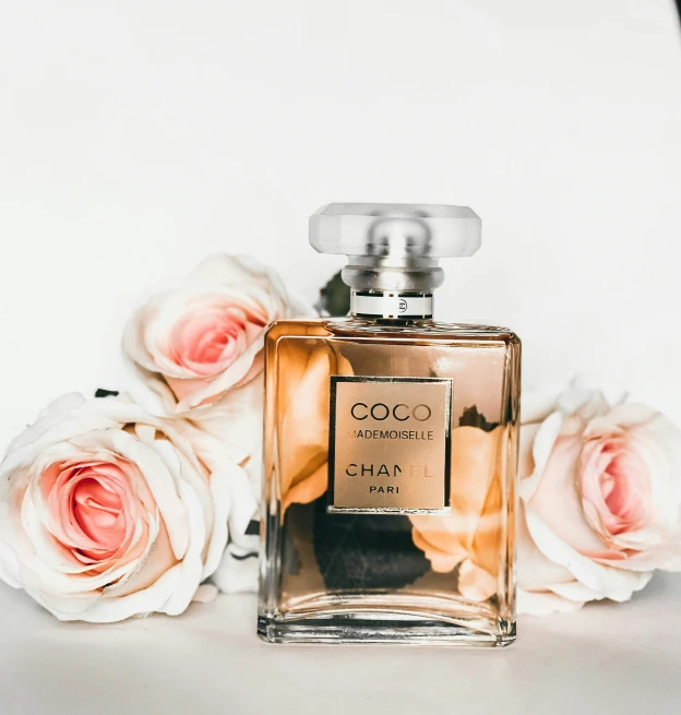 an image of a bottle of coco perfume