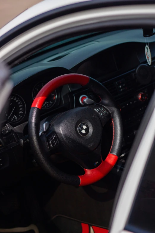 a dashboard view inside a small modern car