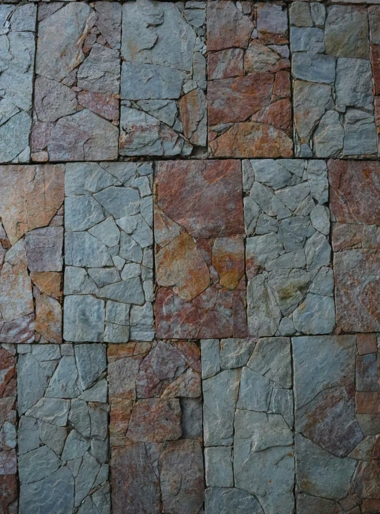 colorful stones placed together like a wall or floor