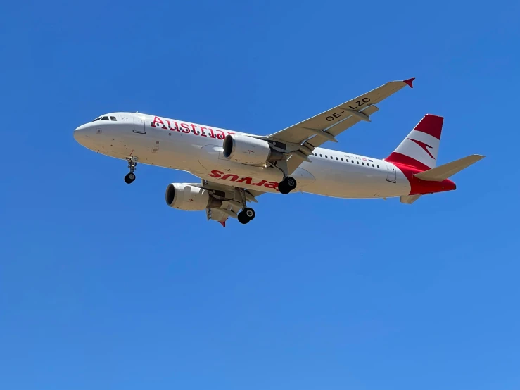 a passenger jet plane flying in a clear blue sky