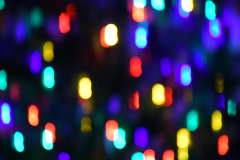 an image of many lights blurred on the wall