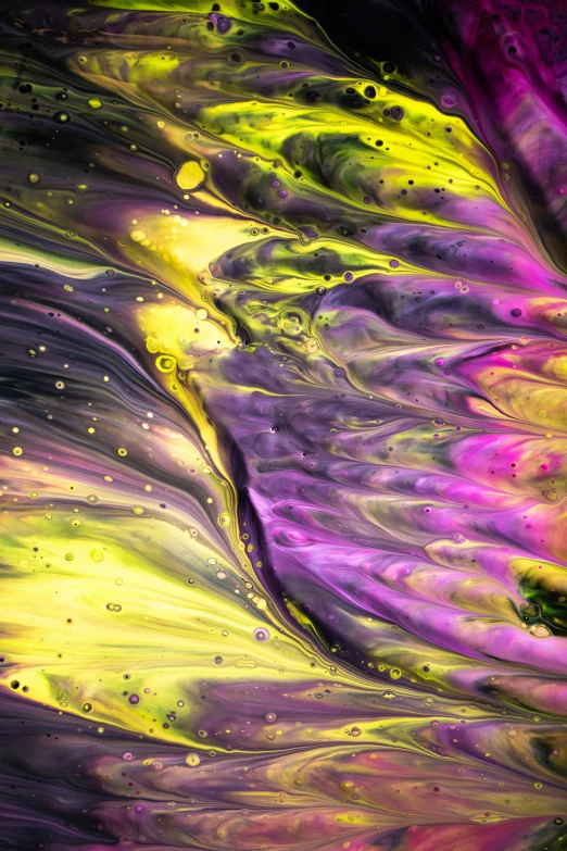 colorful paint painted on an abstract surface